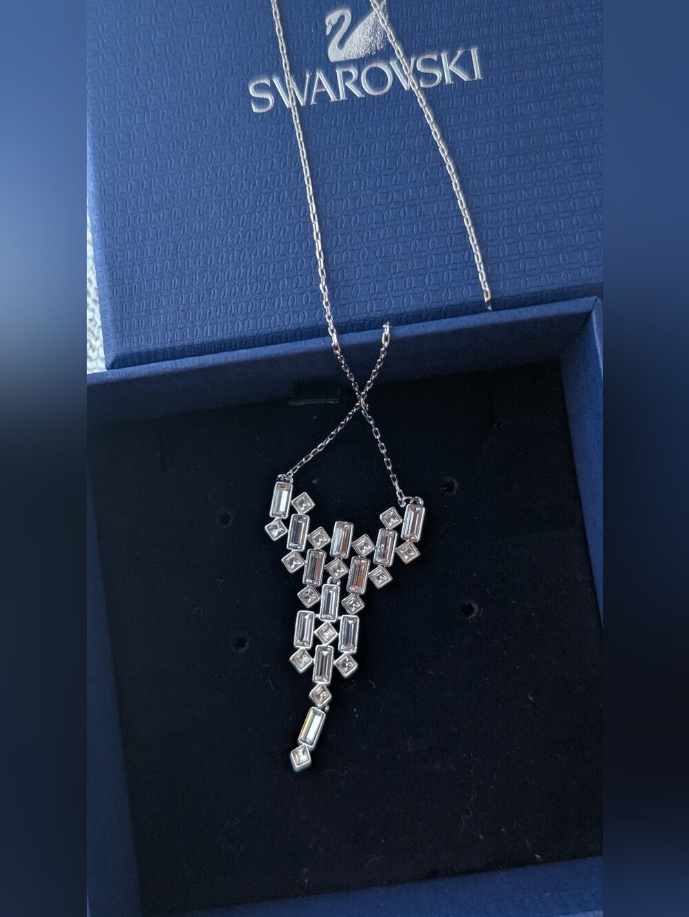 Swarovski Viola Necklace Silver